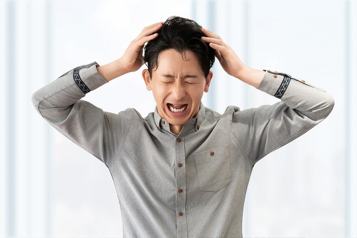 失敗した男性